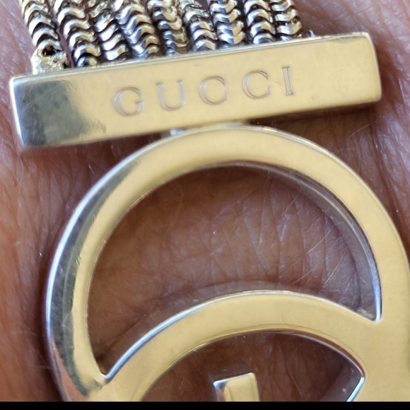 SALE!!! GUCCI DOUBLE GG BRACELET! π€© 6.7 inches - Picture 3 of 15